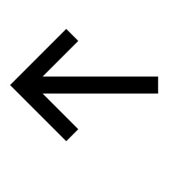 Left arrow black