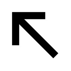 Obraz premium Arrow Up Left 