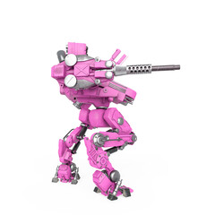 combat machine is scanning