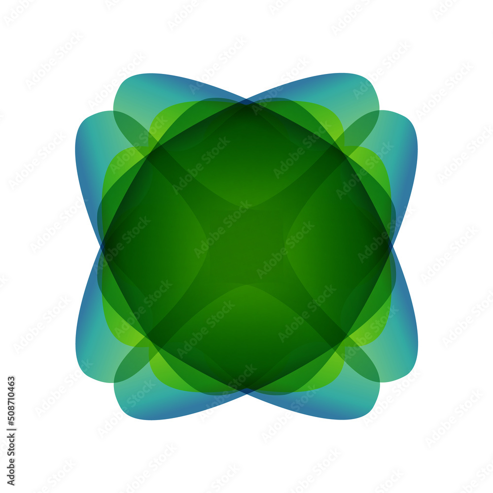 Fototapete arts blur gradient colors logo with soft transition effect. abstract fluid symbol. modern futuristic