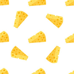 Cheese seamless background. Cheese pattern