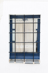 Details of window and door in Costa Brava Catalana, Spain