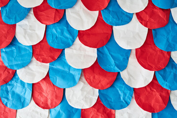 Red, White and Blue Paper Background