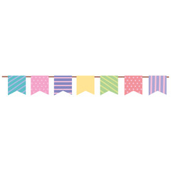 Fototapeta premium classic party garlands decoration