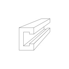 Steel product vector icon