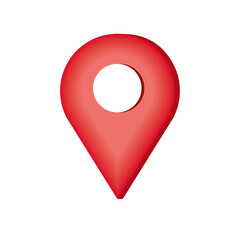 red pin pointer location