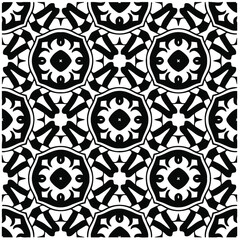 Abstract background with black and white pattern. Unique geometric vector swatch. Perfect for site backdrop, wrapping paper, wallpaper, textile and surface design. 