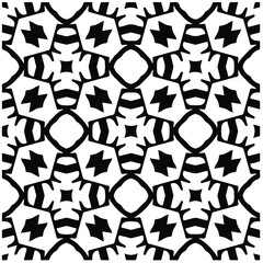 Abstract background with black and white pattern. Unique geometric vector swatch. Perfect for site backdrop, wrapping paper, wallpaper, textile and surface design. 