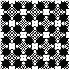 Abstract background with black and white pattern. Unique geometric vector swatch. Perfect for site backdrop, wrapping paper, wallpaper, textile and surface design. 