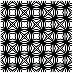 Abstract background with black and white pattern. Unique geometric vector swatch. Perfect for site backdrop, wrapping paper, wallpaper, textile and surface design. 