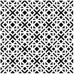 Abstract background with black and white pattern. Unique geometric vector swatch. Perfect for site backdrop, wrapping paper, wallpaper, textile and surface design. 