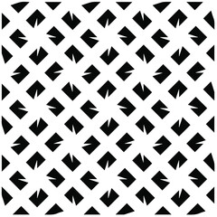 Abstract background with black and white pattern. Unique geometric vector swatch. Perfect for site backdrop, wrapping paper, wallpaper, textile and surface design. 