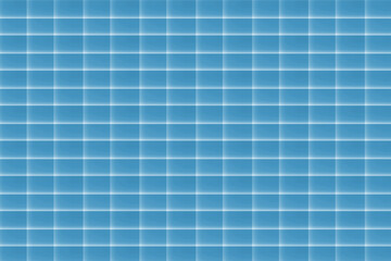 Fototapeta na wymiar ocean blue grid line ceramic texture material for room decoration