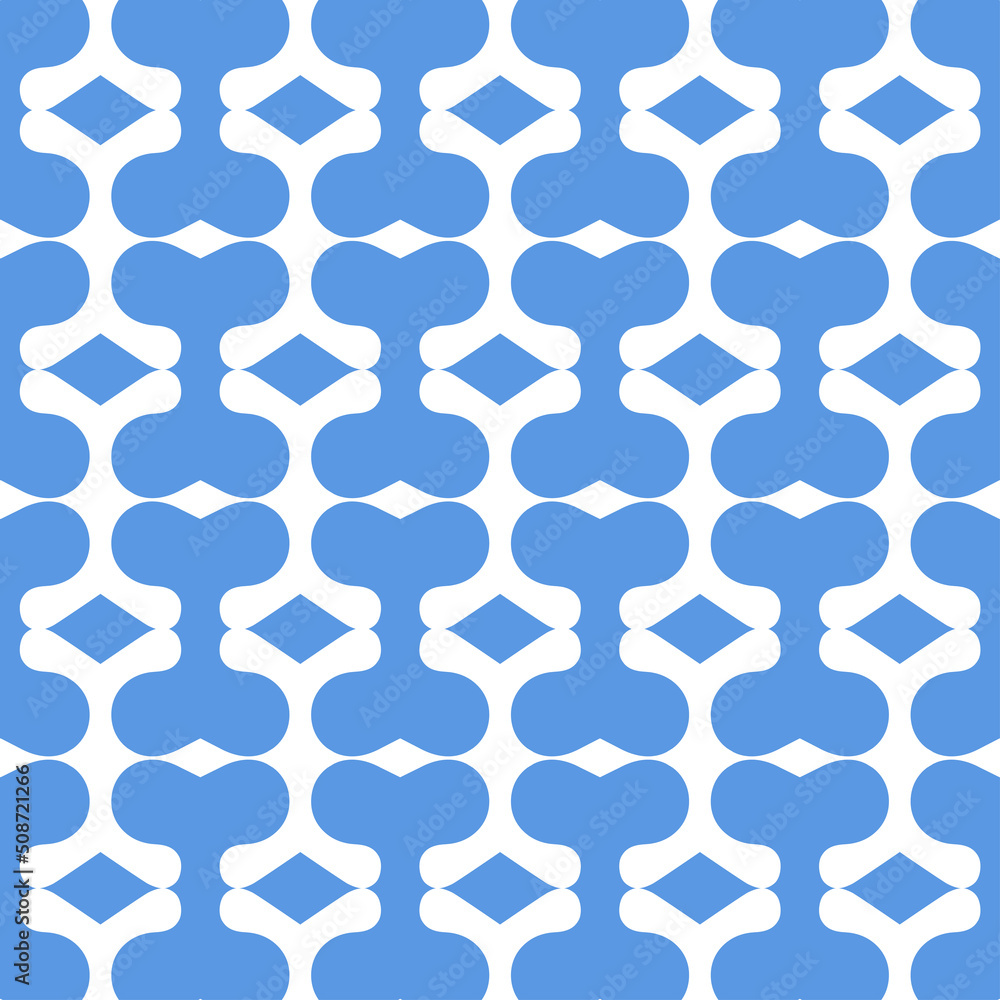 Poster the abstract soft blue seamless pattern design. elegant geometric texture design element. vector