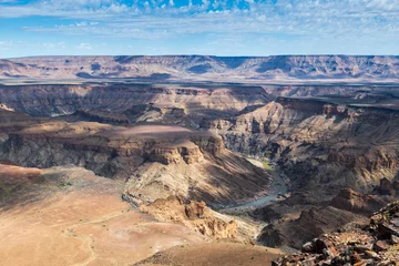 Fotobehang Fish river canyon in Namibia. Beautiful landscape. Day time. © Alexey Seafarer