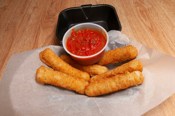 Fried Mozzarella Sticks