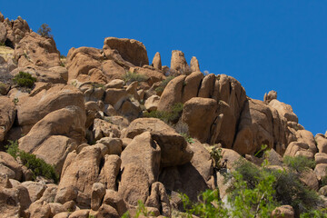 Rock Formation in the Dragoon Mountains of Arizona