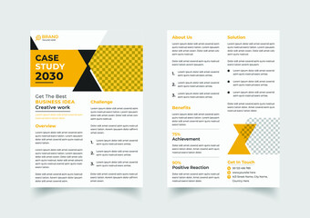 Creative case study flyer template