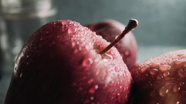 close up of an apple
