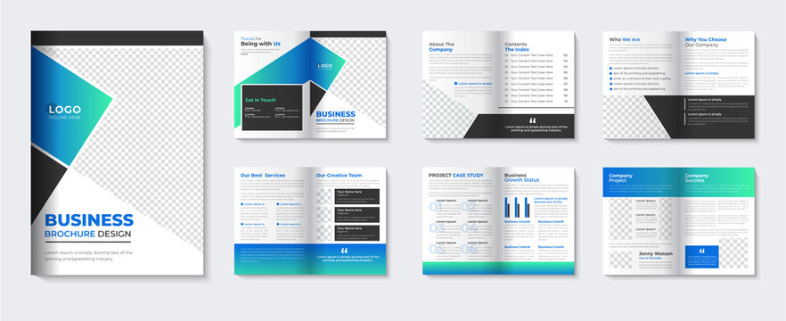 Creative Business brochure template layout and booklet company profile cover page design