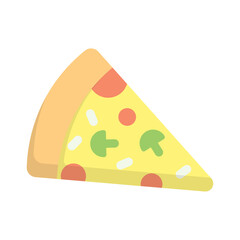 Pizza icon design template vector illustration