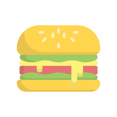 Hamburger icon design template vector illustration