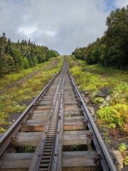 Obraz premium railway in the mountains