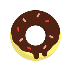 Donut icon design template vector illustration
