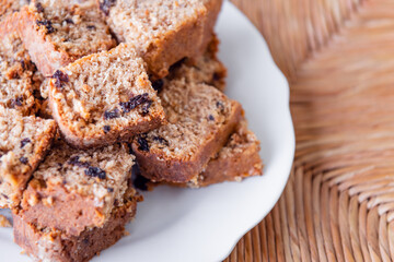 Sweetbread cake fruitcake traditional Caribbean desert Trinidad and Tobago food