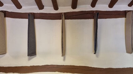 A wall of an elegant Korean traditional house