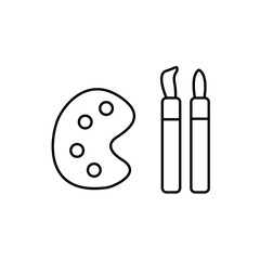 art brush vector for website symbol icon presentation