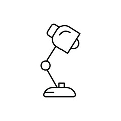 table lampvector for website symbol icon presentation