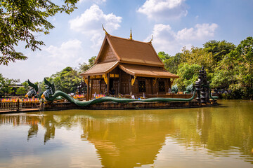 Wat Pa Khlong 11 in Pathum Thani, Bangkok, Thailand