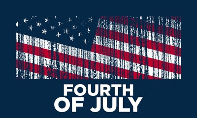 Fourth of July Background Design.