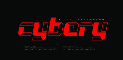 Abstract modern urban alphabet fonts. Typography sport, game, technology, fashion, digital, future creative logo font. vector illustration