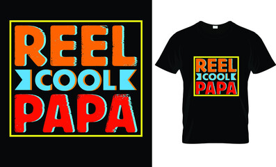 Obraz premium Reel Cool Papa T Shirt Design 