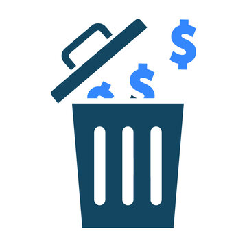 Money, Waste, Away Icon