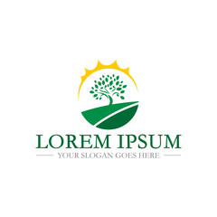 farm logo , agriculture logo vector