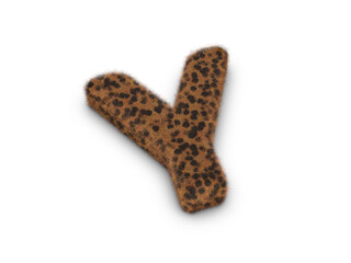 Fur letter Y