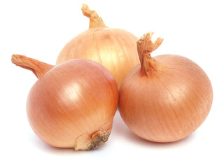 Fototapeta premium Fresh onion isolated on white background