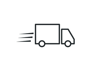 Truck icon vector for web, computer and mobile app