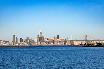Fototapeta premium scenic sunrise in San Francisco