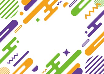 幾何学模様　背景　ポップ　バックグラウンド　メンフィス　ジオメトリック