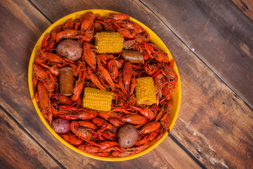 Spicy Louisiana Boiled Crawfish