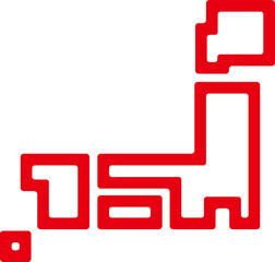 日本地図アイコンイラスト 