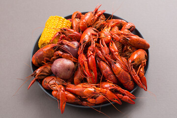Louisiana Spicy Boiled Cajun Crawfish