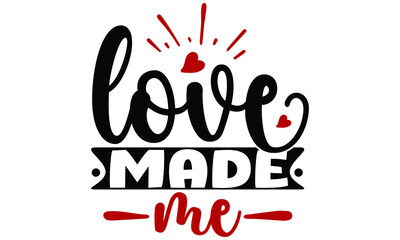 Obraz premium Love SVG Design Template