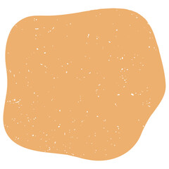 Hand drawn abstract organic shape with grainy texture. Abstract blob organic shape. Creative contemporary aesthetic abstract doodle elements vector illustration.