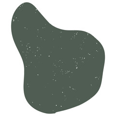 Hand drawn abstract organic shape with grainy texture. Abstract blob organic shape. Creative contemporary aesthetic abstract doodle elements vector illustration.