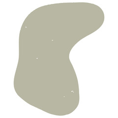 Hand drawn abstract organic shape with grainy texture. Abstract blob organic shape. Creative contemporary aesthetic abstract doodle elements vector illustration.